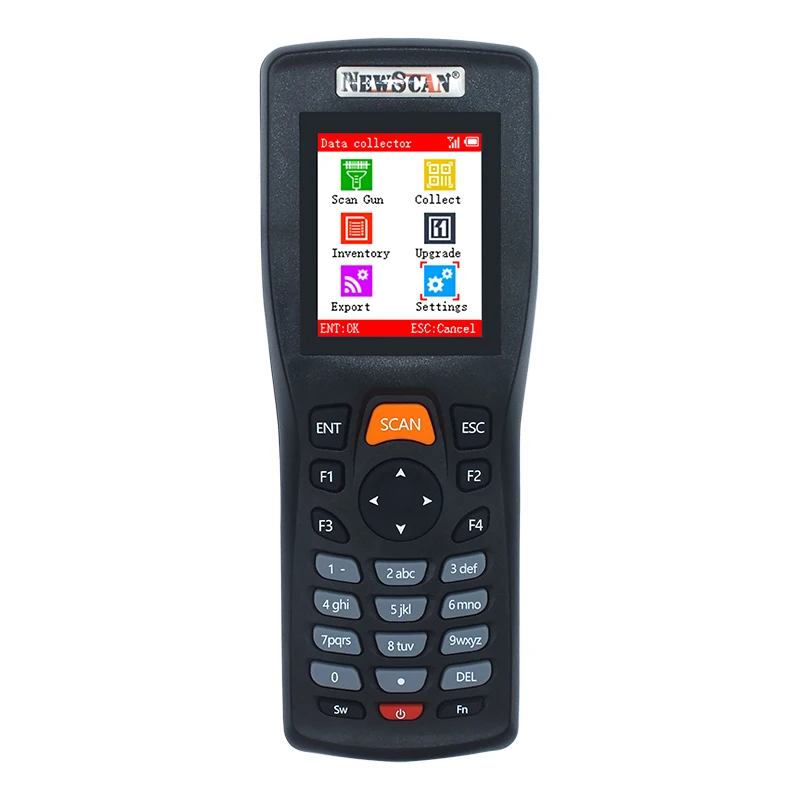 Barcode Scanner Pda Collcetor NS8103 1D 2D QR Code scan Storage Inventory Handheld Repeat Alarm Count LCD Display