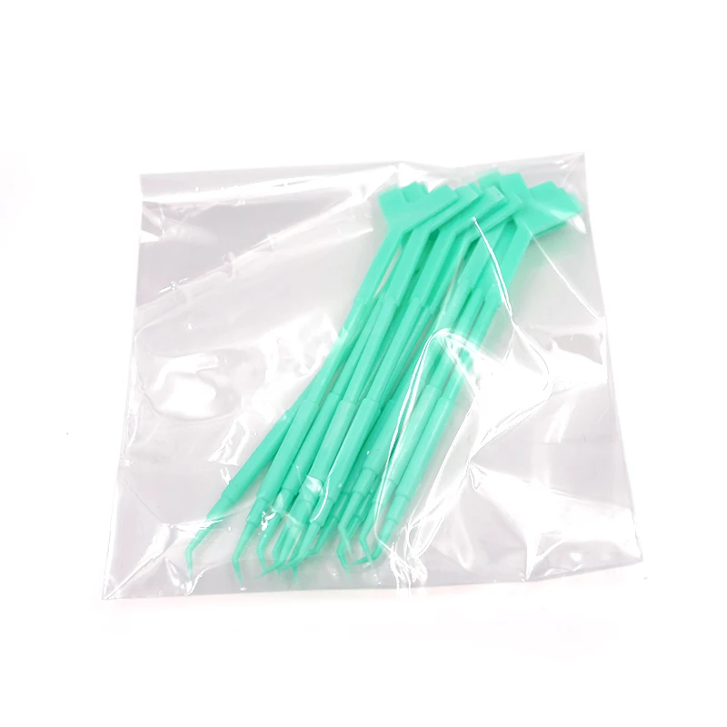 10Pcs 2 Way พลาสติกขนตาปลอม Perming Tool กาวร้อนช้อน Eyelash ยกแปรง Y แปรงหวี Lash curler Applicator