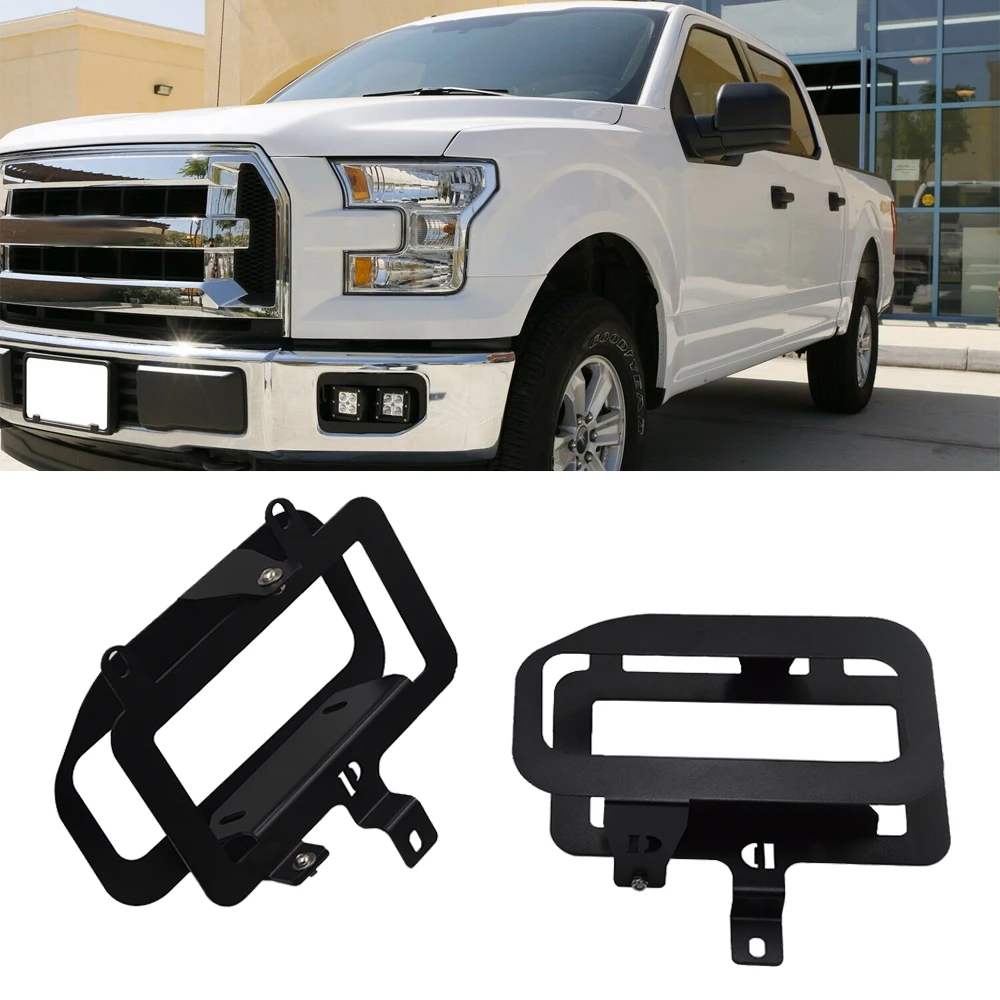 For 2015 2016 2017 Ford F150 3 inches LED Light Cubes Fog Lamp Mount Brackets