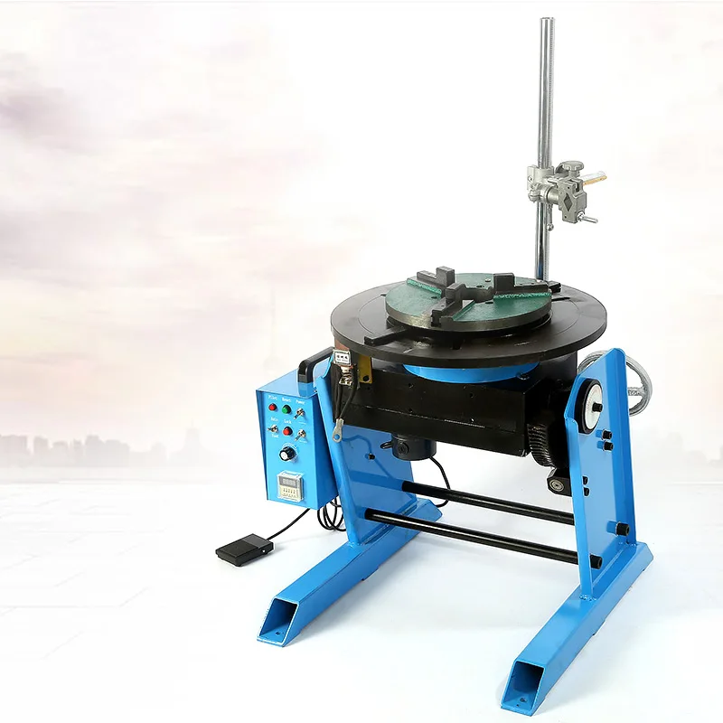 Chuck + Mini Welding Positioner Turntable Chuck Welding Table Timing shifter Girth welding Turntable