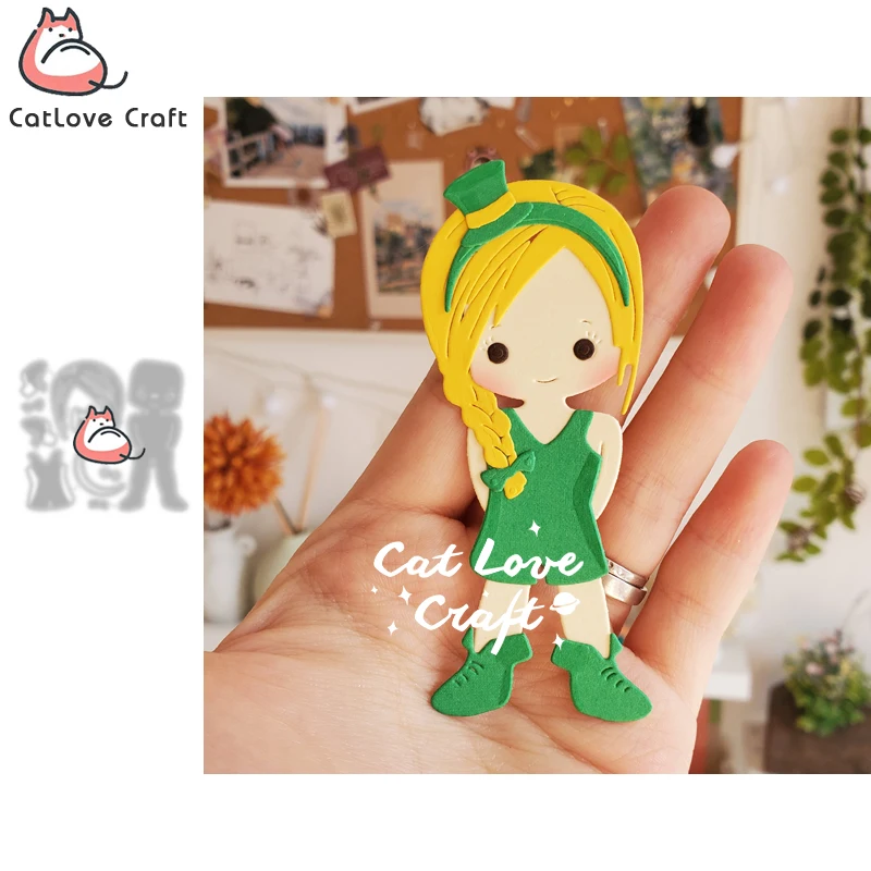 

Catlove клевера-символа Дня Святого Патрика джемпер металлический Трафаретный вырубной штамп форма для скрапбукинга Трафарет пресс-формы карты рукоделие своими руками ремесло тиснение Новый умереть за 2021