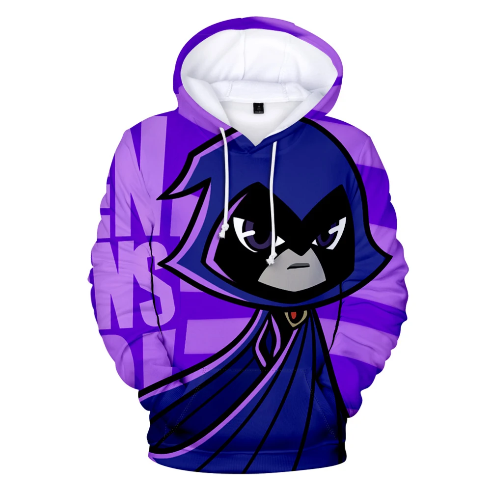 Teen Titans Go 3D Printed Fashion Fall Winer Suit Hoodies Sportswear Hooded HIP HOP Women/Men the hooded