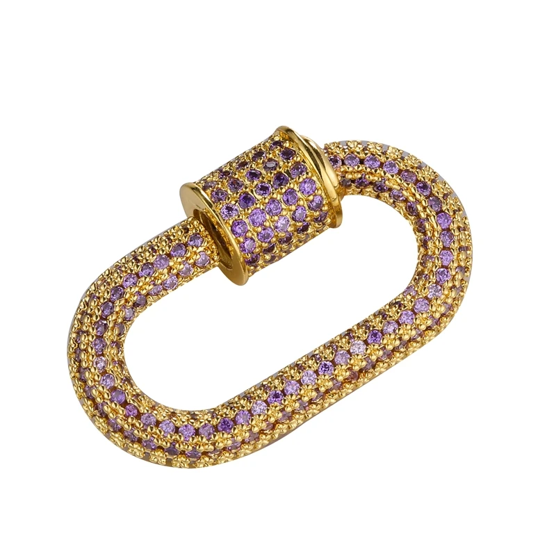 Juya DIY Neue Designer Kostüm Schmuck Machen Liefert Handgemachte Dekorative Anhänger Karabiner Verschluss Schraube Lock Verschlüsse Großhandel – Detail 8