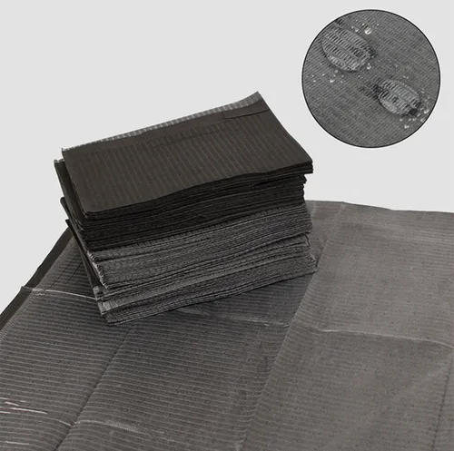 Imagen 2 del producto Toallitas desechables para limpieza de tatuajes EZ, Baberos para perforación Dental, hojas impermeables, hojas de doble capa, accesorios para tatuajes, 45x33cm