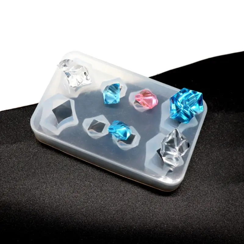 

Silicone Mold Irregular Stone 3D Geometric Epoxy Resin DIY Jewelry Pendant Necklace Bracelet Cake Decoration Bakery Molds