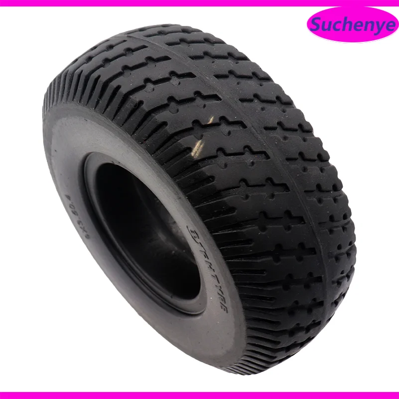 Neumático sólido para Carro de almacén, triciclo eléctrico, césped, cortacésped, Golf Go Cart, bicicleta de bolsillo, movilidad, Scooter, 9x3,50-4