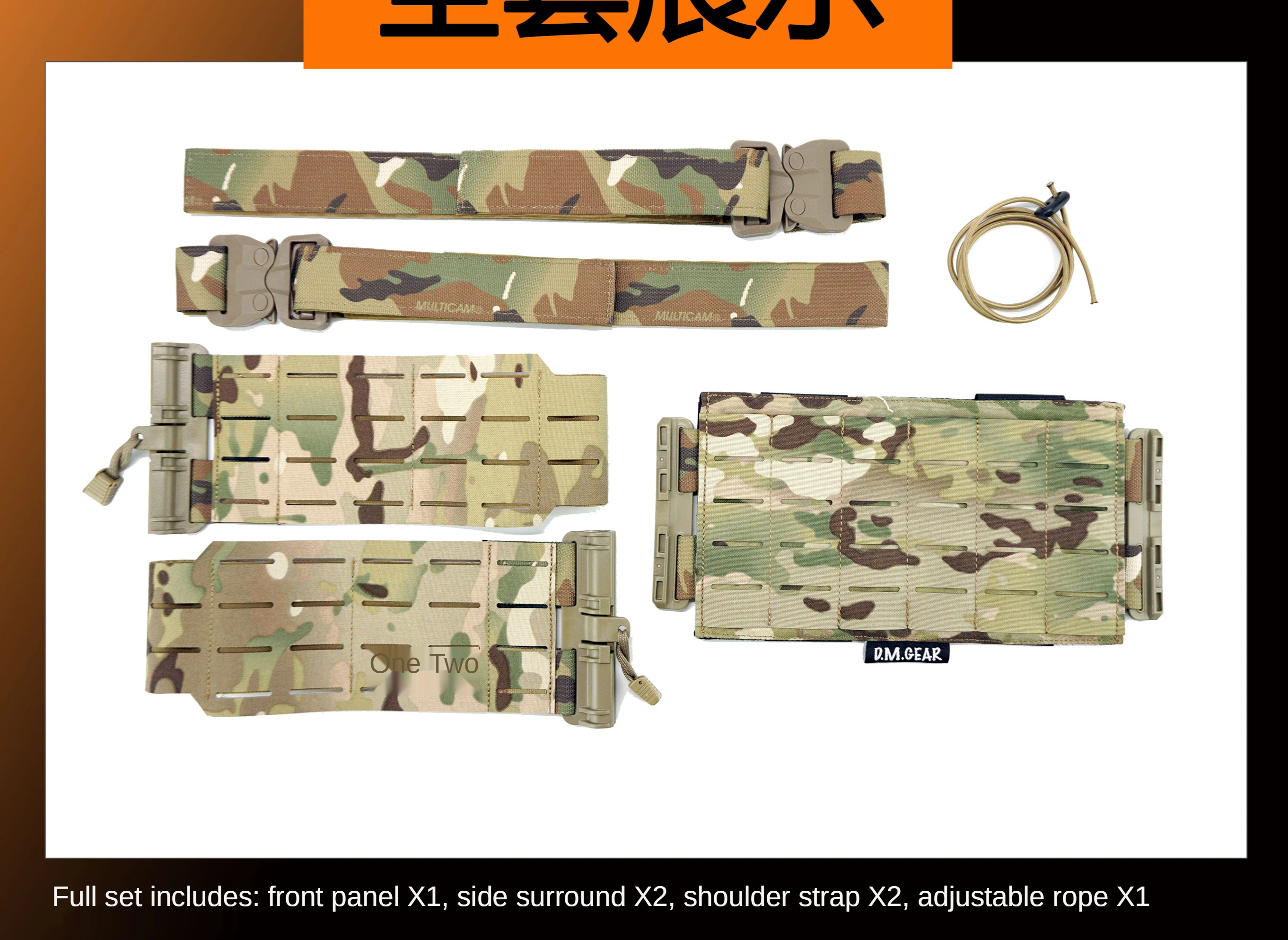 Schnellverschluss-Modifikations-Kit Lasergeschnittenes MOLLE-Weste Upgrade-Zubehörset 2.0 für taktische S&S-Plattenträger – Detail 6