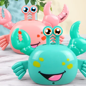 Muzikale Baby Krab Speelgoed Instrumenten Kids Knipperende Automatische Draaien Speelgoed Ontwikkelen Educatief Lopen Aantrekkelijke Speelgoed DS39