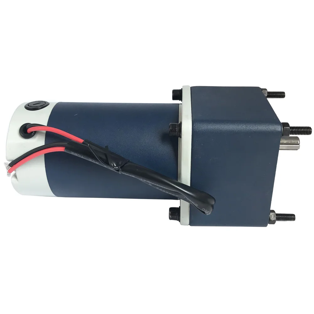 90W Micro Geared Reducer Motor DC 12V 24V Low Speed 10 To 600RPM High Torque 6.53 To 200KG Adjustable Speed Reversible Motor