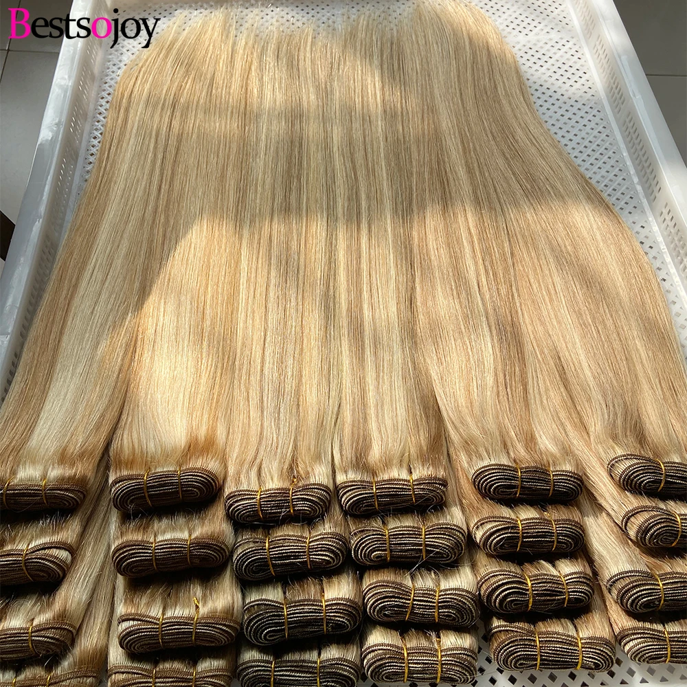 

30inch Highlight Straight Human Hair Bundles Ombre Blonde Remy Human Hair bundles Brazilian Remy Hair Extensions Bestsojoy