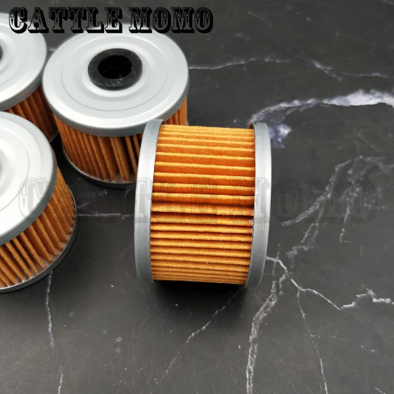 For Kawasaki KLX125 KLX250 KLX300 KLX450R KX450F KLX110 KSR110 Z125 KLX140 KL250 Super Sherpa Z250SL Engine Oil Filters 4PCs Lot