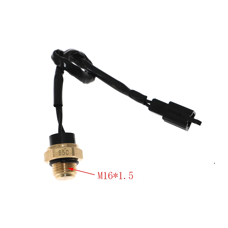 M14/M16*1.5mm Motorcycle Electric Radiator Coolant Fan Water Temperature Thermostat Switch Temp Sensor for 200 250 400 450 bike