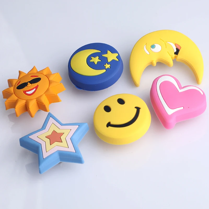 Cute Cartoon Anti-collision Soft Rubber Children's Room Furniture Handle Love Heart Drawer Shoe Cabinet Kids Knob