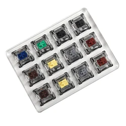 12 Key Gateron Optical Silent Yellow Silver Black Red Brown Switches Shaft Testing Tool Switch Tester