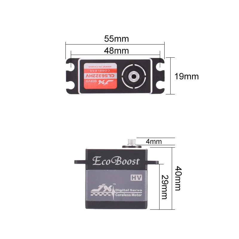 High Quality JX Servo CLS6322HV 21KG Torque 180 Degree High Voltage Metal Gear Coreless Digital Servo For RC Helicopter RC car