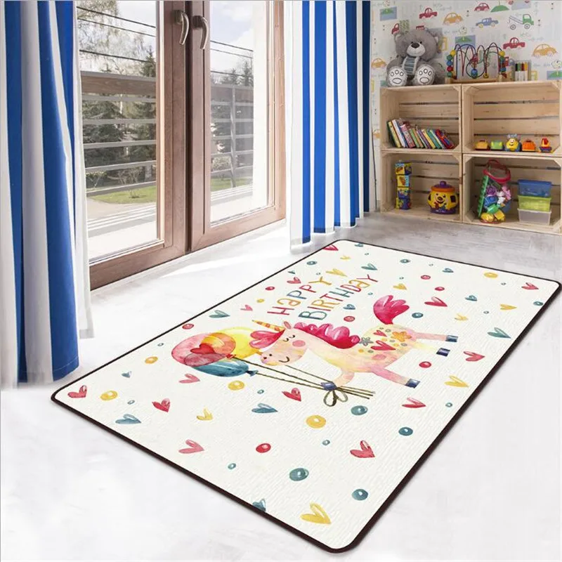 Cartoon Lion Carpet 3D Printed Carpet Square Anti-Skid Area Floor Mat Rug Non-slip Mat Dining Room Living Soft Carpet 01