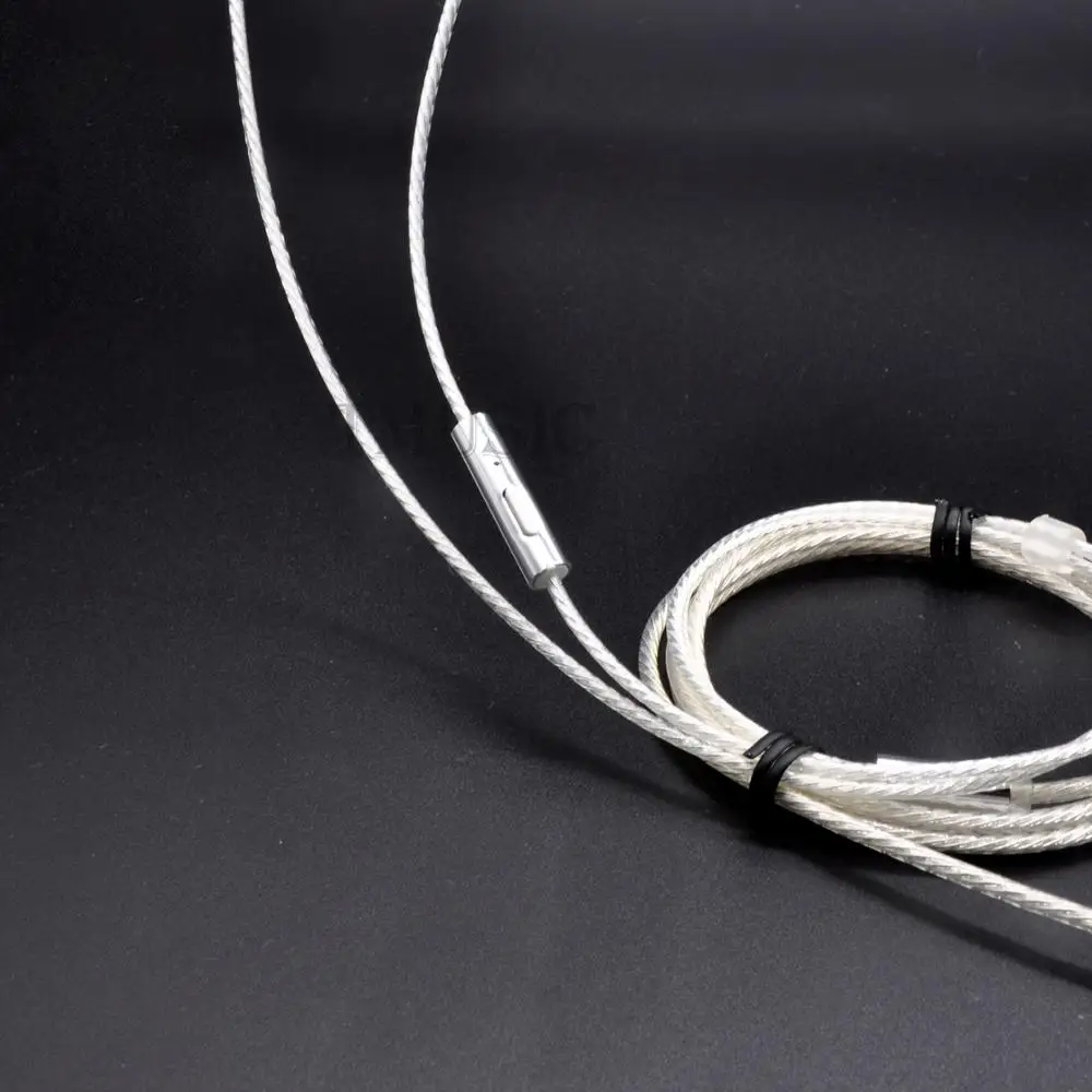 EP1 HiFi หูฟังหูฟัง DIY หูฟัง Silver Plated Wires Neutral Sparkle Sound หูฟัง
