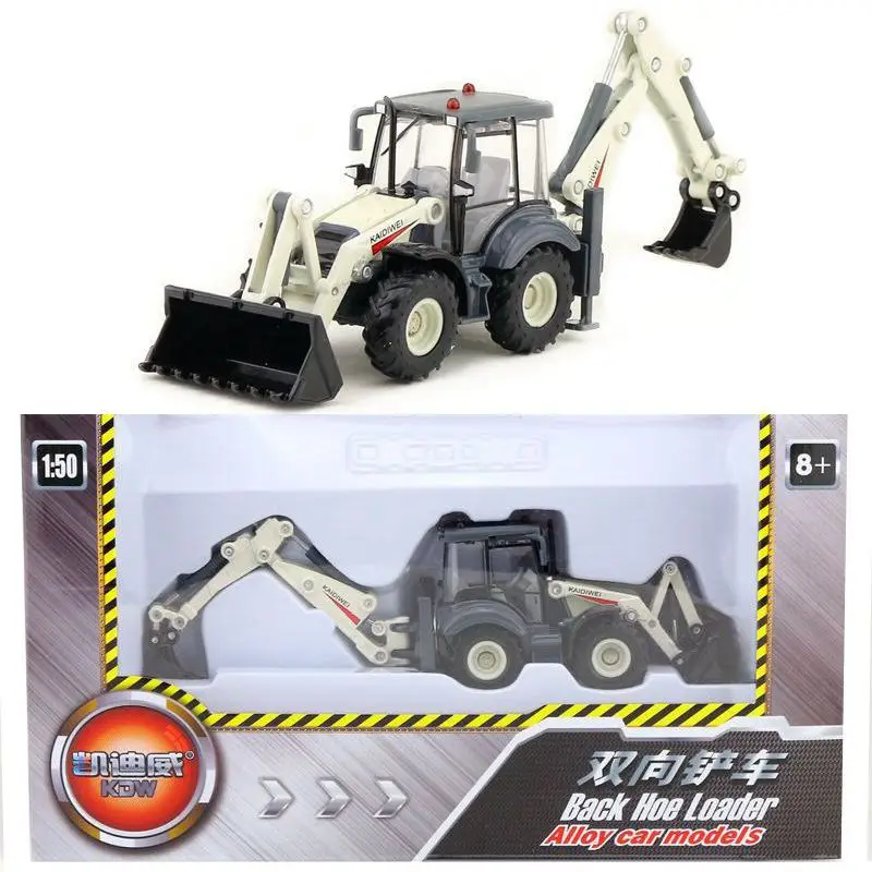 

New product hot sale 1:50 alloy back hoe loader model,forklift bulldozer construction vehicle toy,free shipping