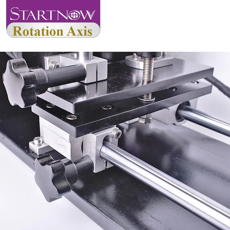 Startnow Axis Rotate 2 Phase Engraving Module With Wheels Rollers Stepper Motor For CO2 Laser Engrave Cutter Machine Parts