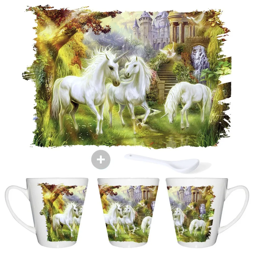 CUP TAPER UNICORNS WORLD FANTASIA conic mug