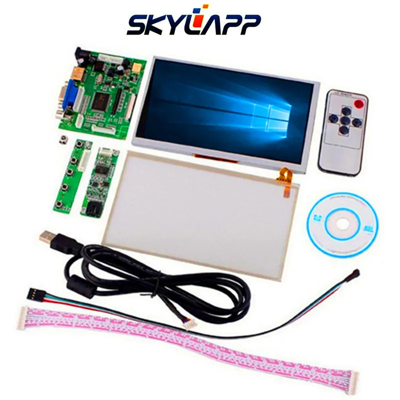 

7''Inch LCD for INNOLUX Raspberry Pi LCD Touch Screen Display Monitor AT070TN90 Touchscreen Kit HDMI VGA Input Driver Board