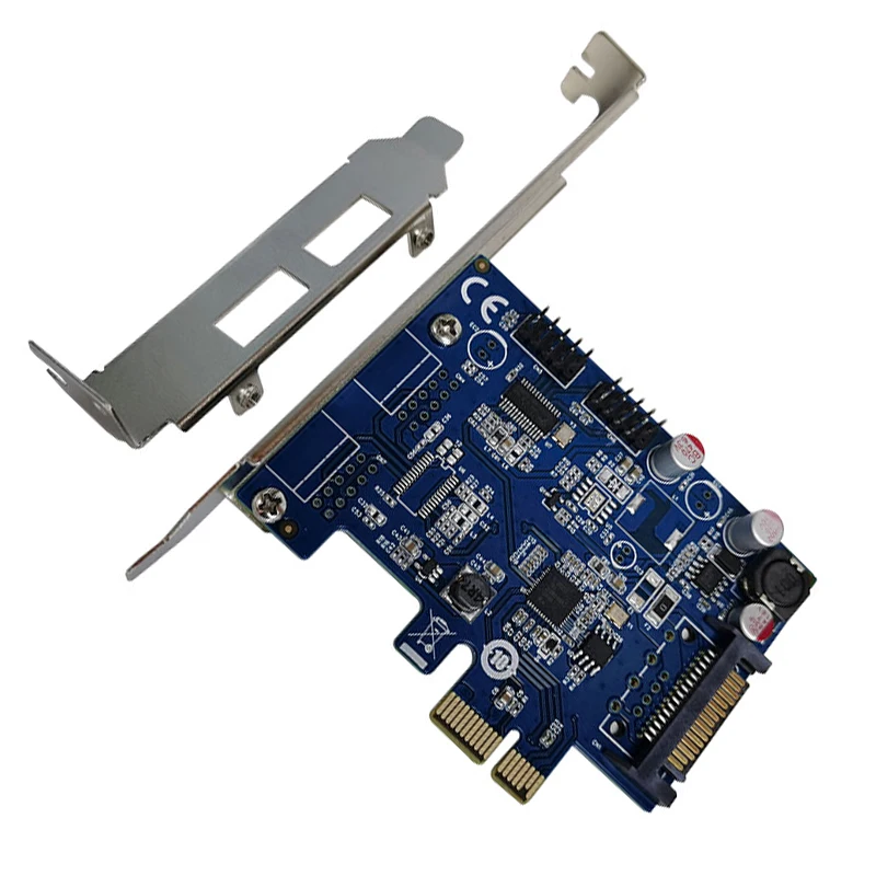 

Add on Card PCIe 2 Ports Usb Internal 2 Port 9pin 9-pin USB2.0 Expansion Card Bluetooth Usb WIFI PCI-E Adapter Converter Card