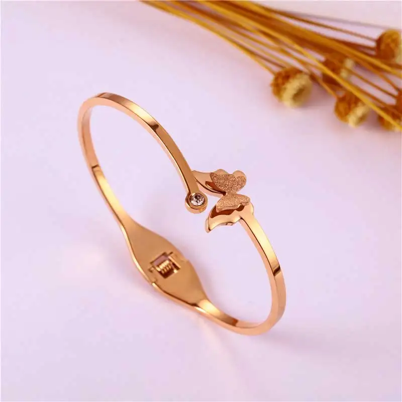 Luxury Butterfly Bracelet Stainless Steel 2023 Fashion Jewelry