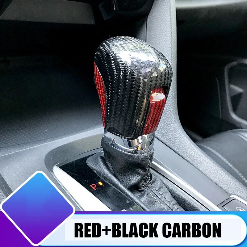 Carbon Fiber Alcantara Gear Shift Knob For Honda Civic 2016 2017 2018 2019 2020 2021 10th Generation Gear Shifter Pen Head Ball