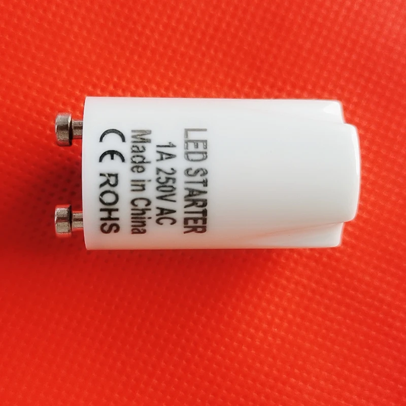 LED Starters for LED Tubes Use Only 250V/1A 4-80W Tube Protection Inductance Ballast Remove Fuse Starter 10pcs/lot