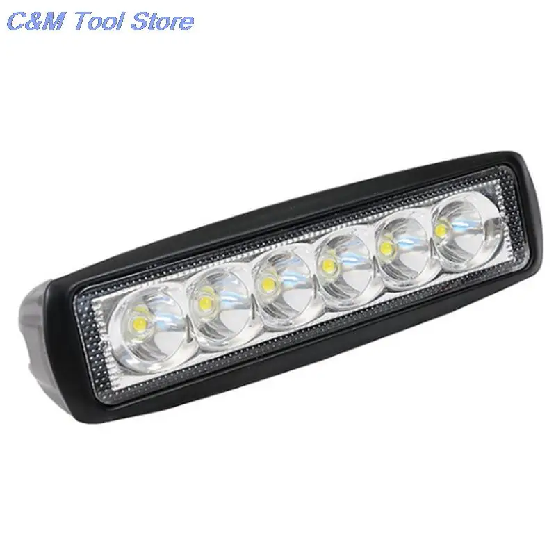 Universal Car Flood Lamp Driving Fog Offroad LED Work Car Light 18W 12V LED 4WD led beams Work Light Bar Spotlight