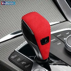 Ultrasuede Wrap Gear Shift Knob ABS Trim Cover Sticker For BMW F40 F44 G42 G20 G21 X3 G01 X4 G02 2022 G29 G22 G23 G26 Alcantara