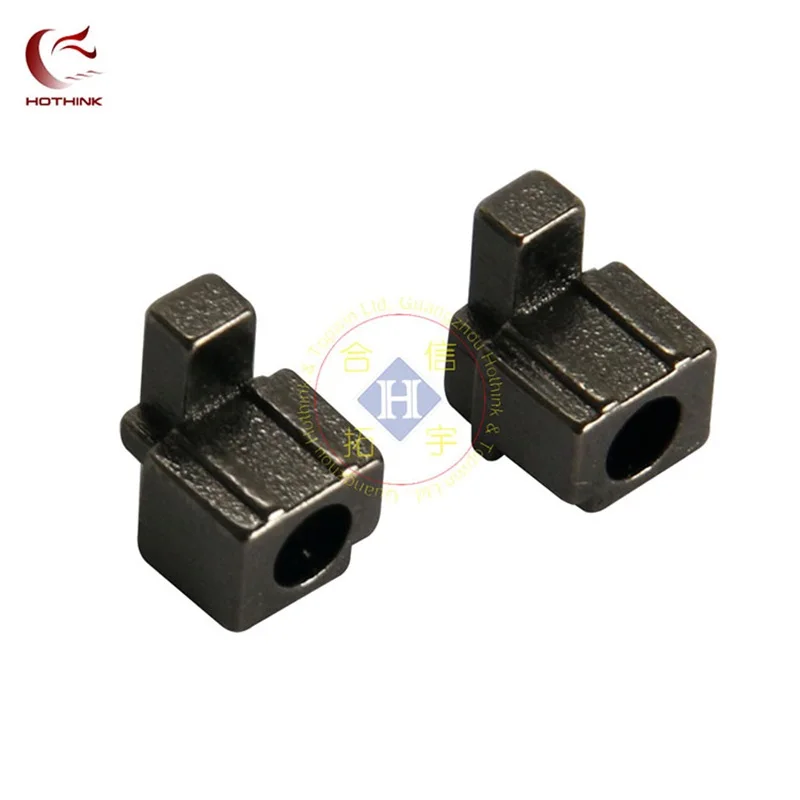 HOTHINK لأسود المعادن ل Nintend التبديل الفرح يخدع تحكم استبدال المنزلق مشبك قفل خزانة لتعزية 1 زوج