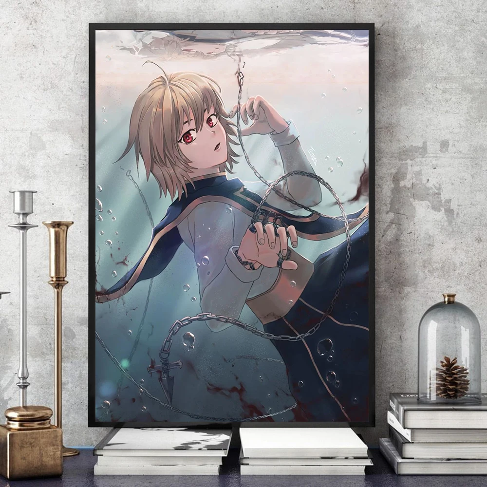 Japanese Decorative Pictures Anime Hunter x Hunter Characters Alluka Zoldyck & Kurapika & Leorio Home Decor Wall Poster Canvas