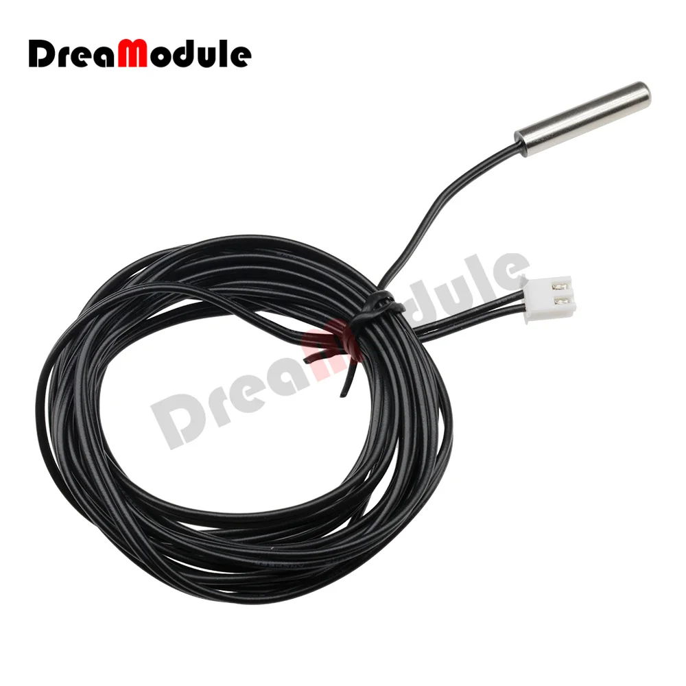 0.5/2/3M Waterproof NTC 10K 1% 3950 100M 200M Thermistor Accuracy Temperature Sensor Wire Cable Probe For Arduino W1209 W1401