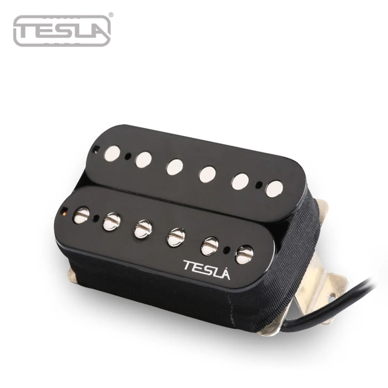 

Tesla VR-3 Vintage Pickups, Humbucker Alnico Wax Potted Guitar Pickup, Black Color, Neck or Bridge Position