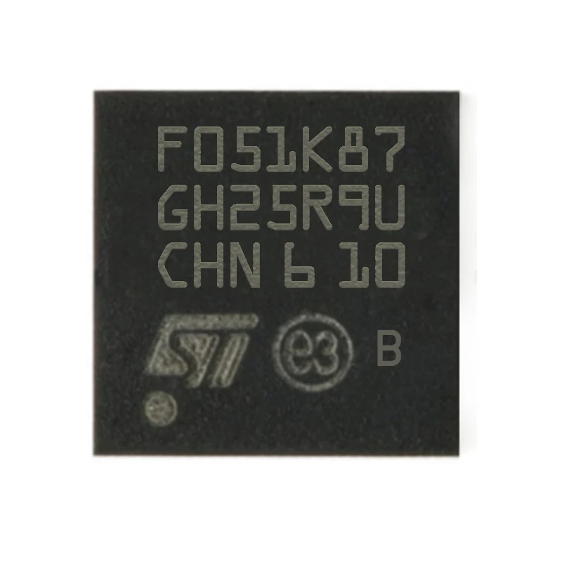 1~100 Pieces STM32F051K8U6 QFPN-32 32F051K8U6 MCU Microcontroller Chip IC Integrated Circuit Brand New Original