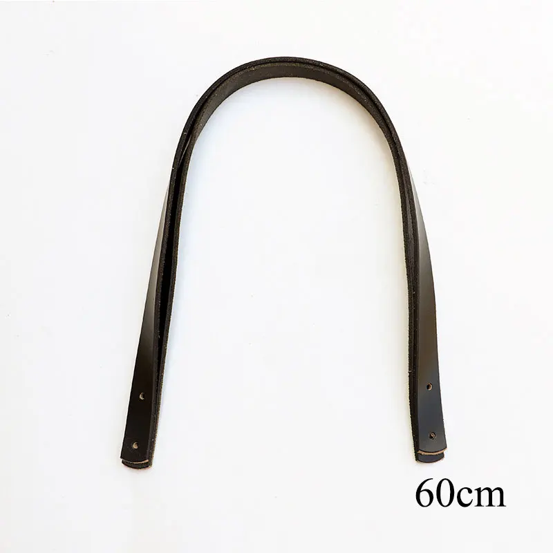 100% Genuine Leather Shoulder Bag Strap DIY Replacement Bag Handles Solid Color Handles Handbag Strap Bag Accessories 35/45/60cm