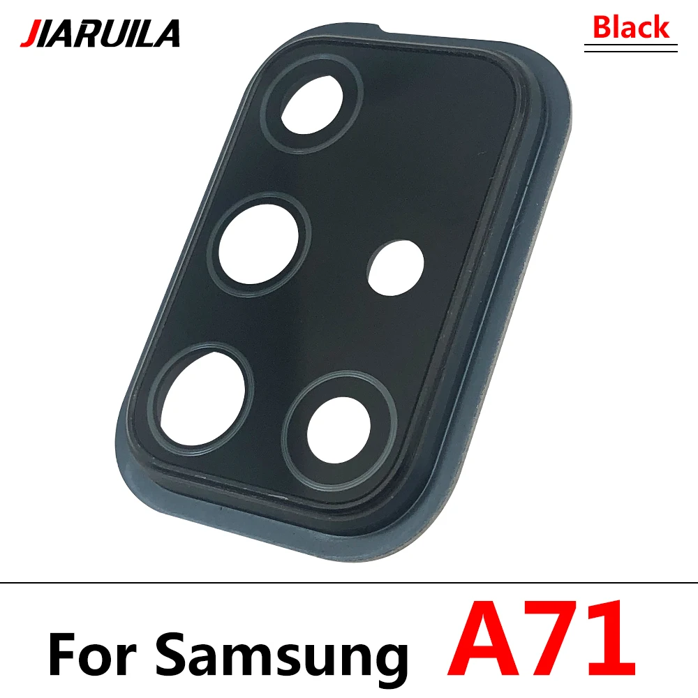 NEW Lens with Frame For Samsung A71 A715 A715F A31 A41 A51 Housing Back Camera Glass Lens With Cover Frame Holder +Tool