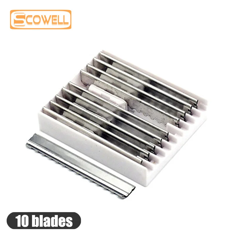 10 Pack Replaceable hairdresser razor blades haircutter for straight barber razor scissors thinning razor Eyebrow blade Shaver