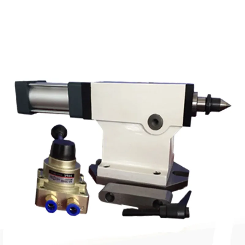 Pneumatic tailstock 125 / 135 / 160 CNC indexing head plate cnc processing center tool high precision four-axis lathe tailstock