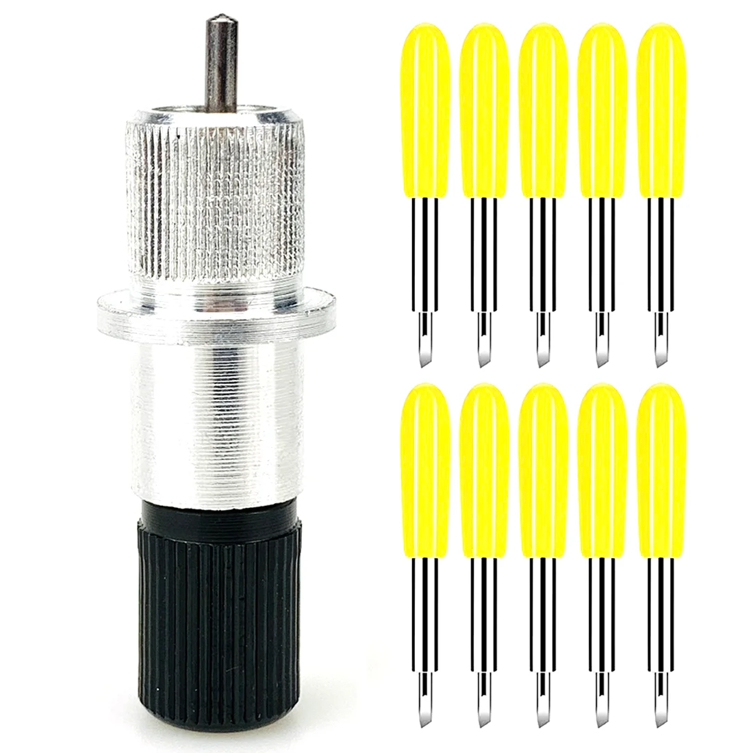 

1pc Blade Holder for Roland and 10pcs 30 Degree Plotter Blades Vinyl Cutting Plotter Cutter