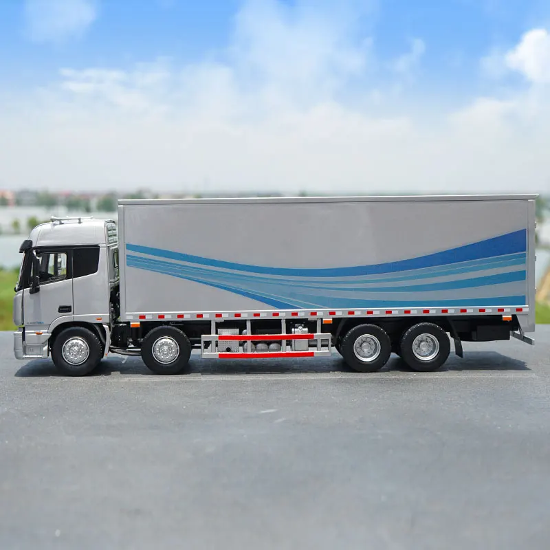 Collectible Alloy Model Gift 1:36  Foton Auman EST-A 8X4 Container Van Truck Vehicles DieCast Toy Model for Decoration