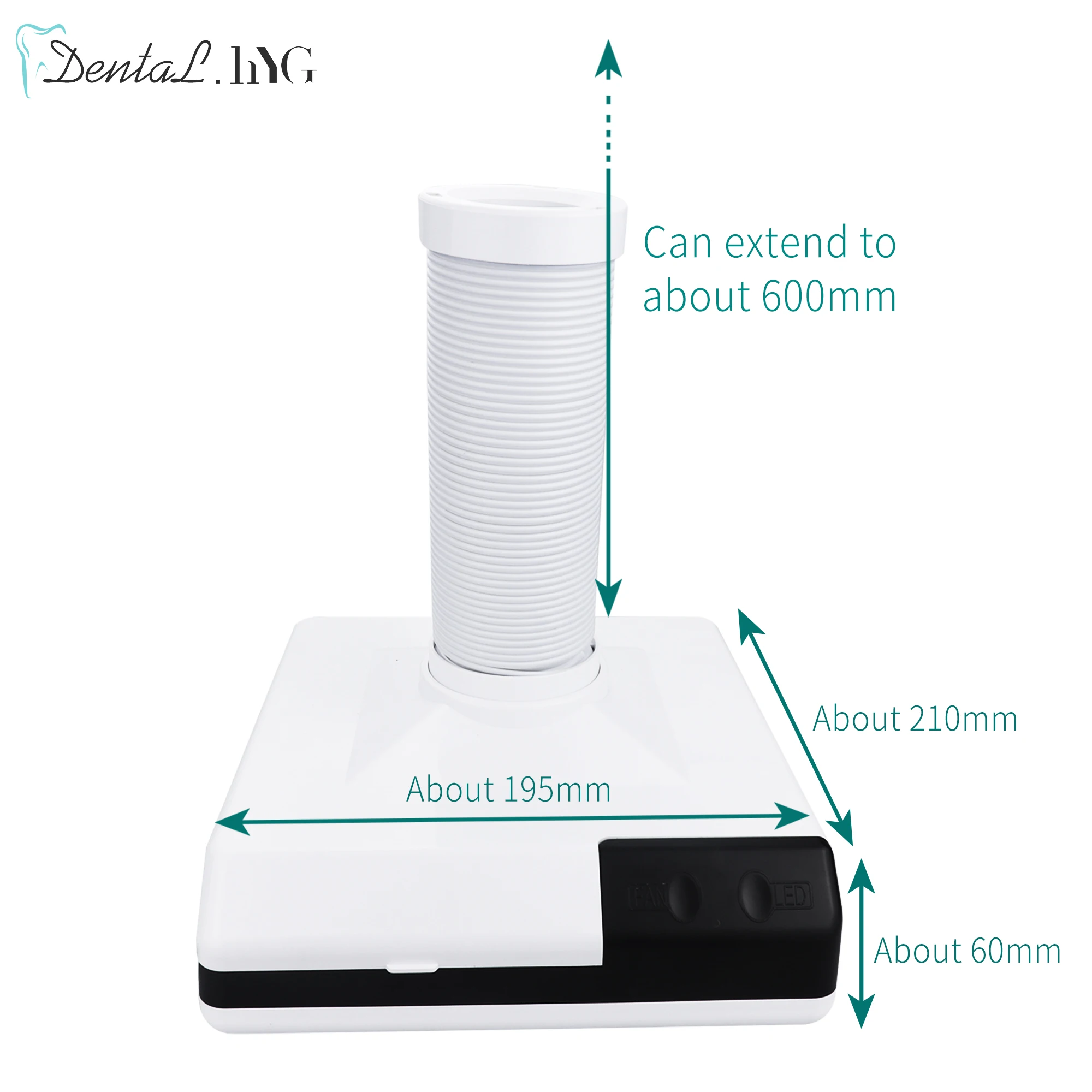 2-IN-1 Dental Lab Dust Collector Equipement Desktop Vacuum Cleaner Suction Machine for Polishing