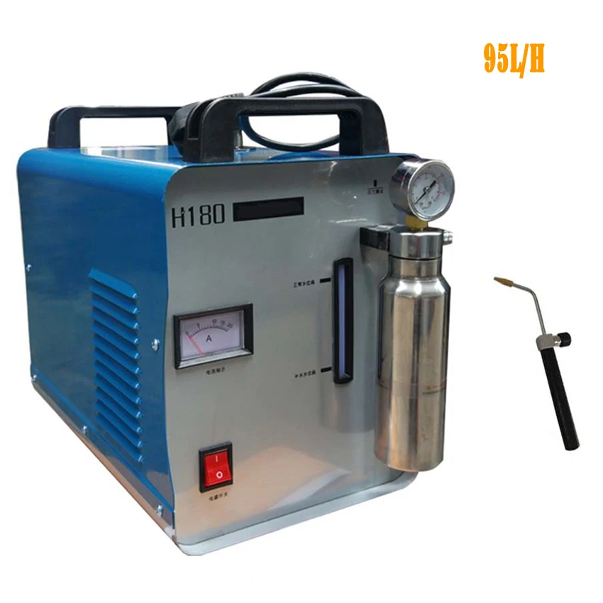 

95L/H Acrylic Flame Polisher Machine 600w/800w Electric Oxygen Hydrogen Polishing Grinding Machine HHO Generator 75L/H H180