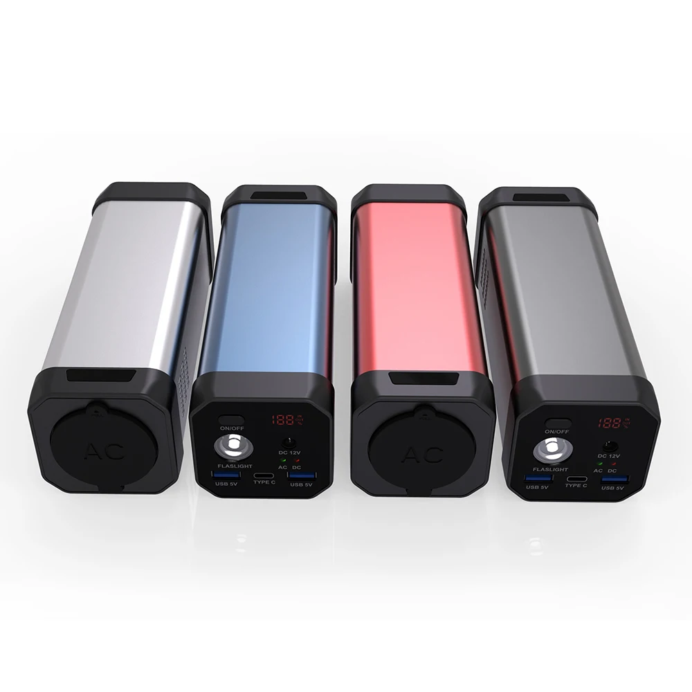 80W Laptop Power Bank Mini UPS 20000mAH AC 110V 220V Output DC 5V-12V USB Port Power Supply Camping Power Bank Generator