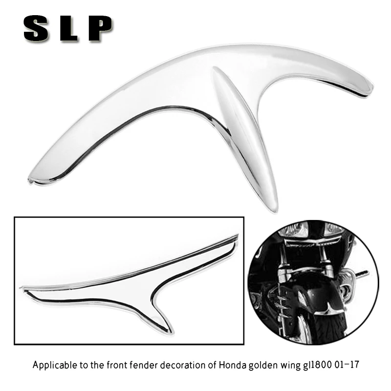 Motorcycle modified electroplating front fender trim is applicable to Honda golden wing gl1800 f6b 01-17