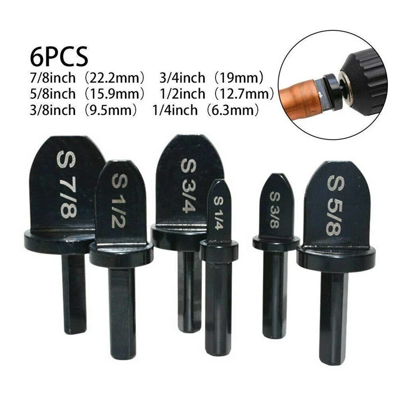 Hot Sale 6pcs Imperial Tube Pipe Expander Support for Air Conditioner Conditioning Swaging Tool 7/8 3/4 5/8 1/2 3/8 1/4 Inch