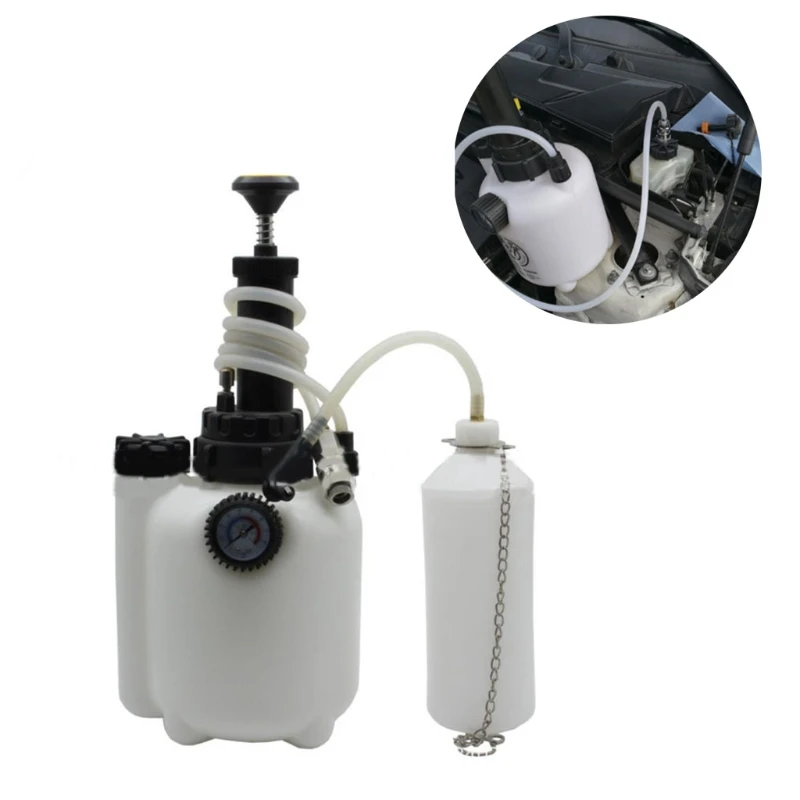 

Convenient Car Manual Brake Oil Fluid Changer 3L Hand Pressure Pump Refill Tank 1L Extractor Bottle Fuel Dispenser Kit