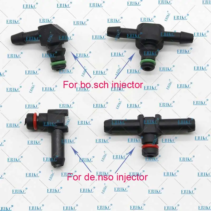 

10PCS New Return Oil Backflow T and L Type for Bosch 110 Series Denso Diesel Cr Parts Fuel Injector Plastic 3 Two-way Joint Pipe