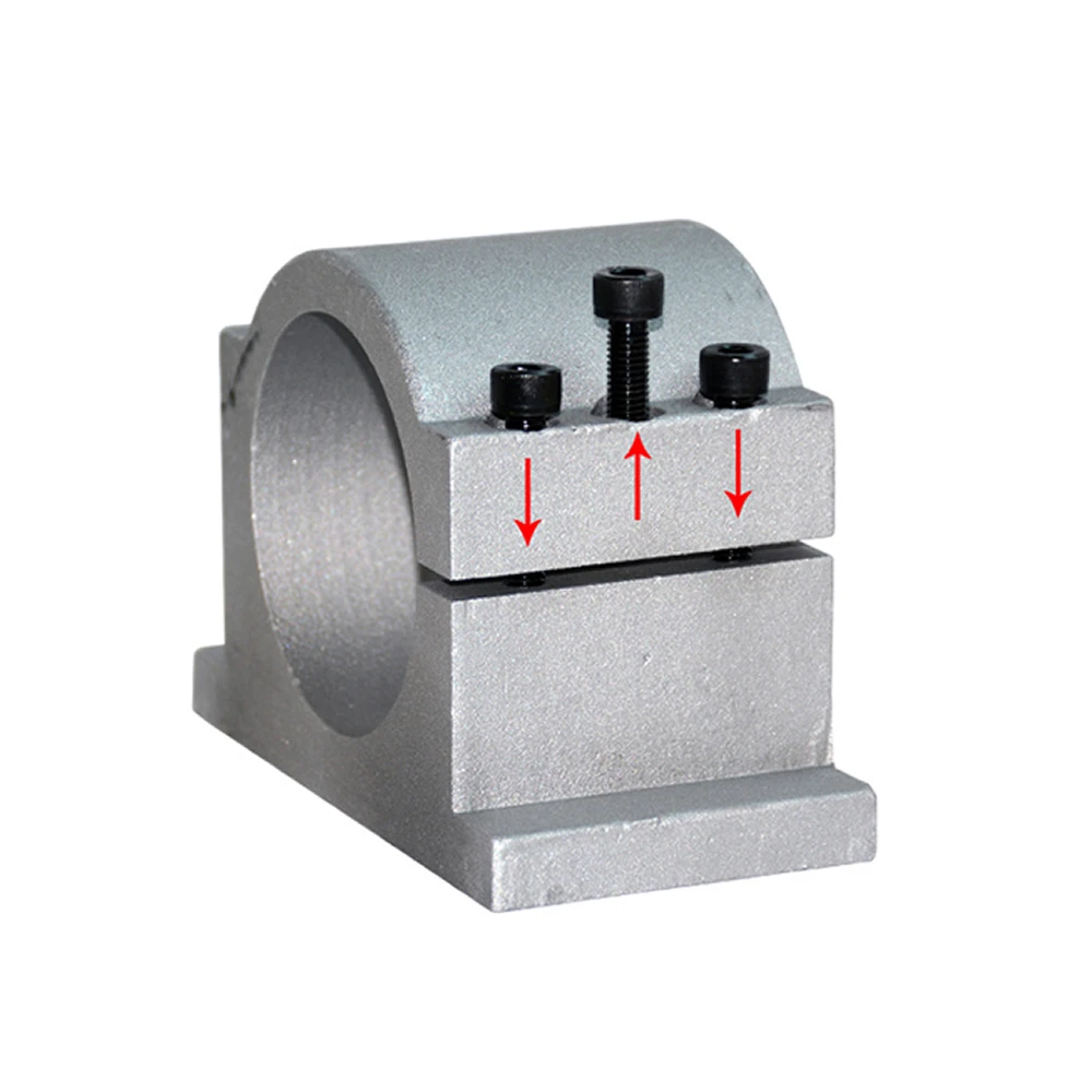 100MM 105MM CNC Spindle Motor Holder Mount Cast Aluminum Fixture Mounting Bracket Clamp for 4.5KW Water Cooled CNC Spindle Motor